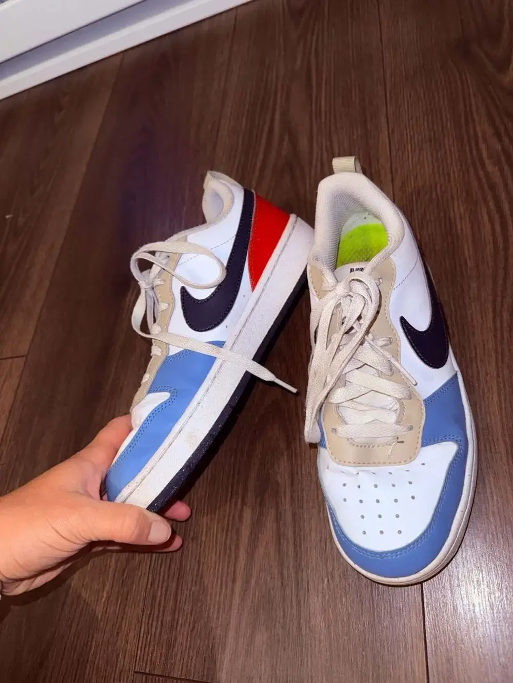 Nike Kids' Court Borough Low Recraft GS Sneakers Size 6Y